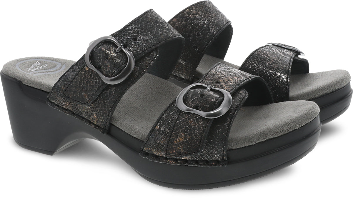 Sophie - Metallic Black Python – Van Dyke and Bacon Sophie - Metallic Black Python – Van Dyke and Bacon
