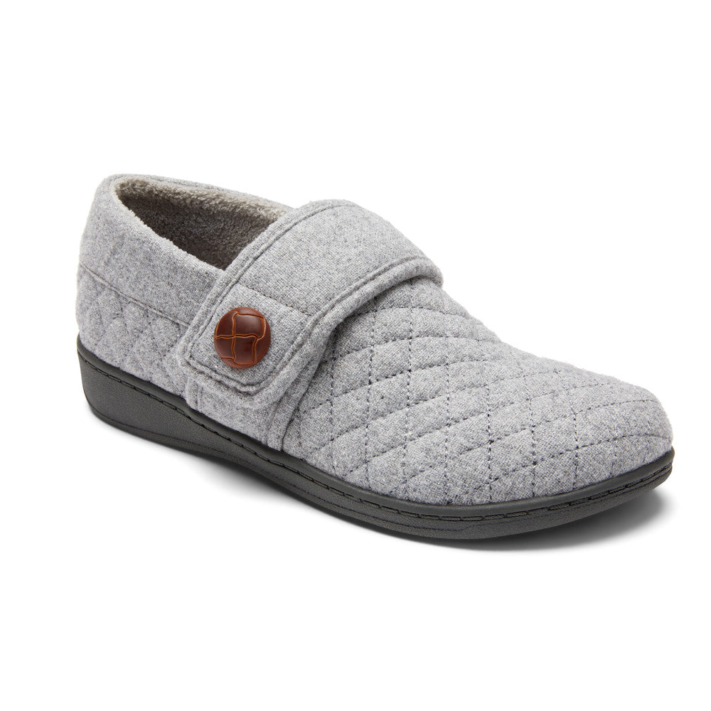 Jackie - Grey - Women's Slipper – Van Dyke and Bacon