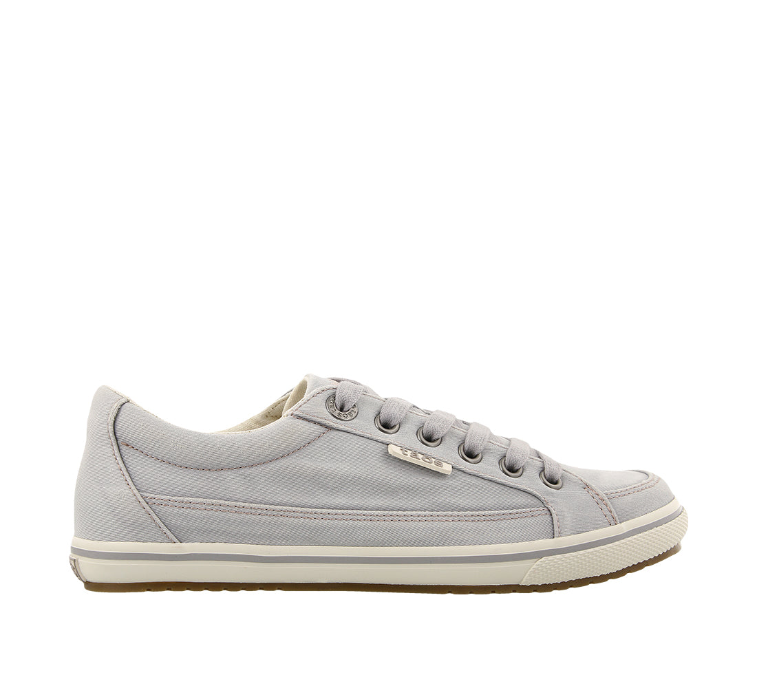 Moc Star - Light Grey – Van Dyke and Bacon Taos Moc Star Grey Distressed Sneaker size 9.5 main image 0
