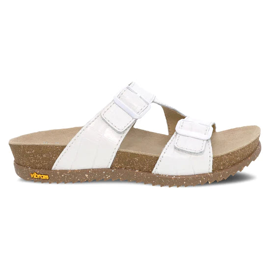 dansko ホワイト クロッグサンダル Dansko - Dayna - White Croc – Van Dyke and Bacon