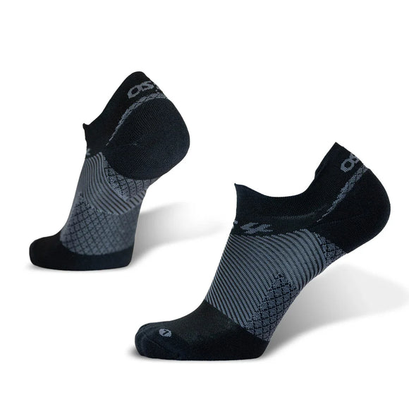 Plantar Fasciitis Socks - No Show - Black