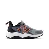 Rave Run v2 LACE - Slate Grey with Black and Tangerine Heat - Big Kids