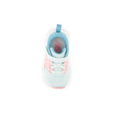 Rave Run v2 Bungee Lace with Top Strap - Glint Blue with Double Bubble and Taffy Blue - Toddlers
