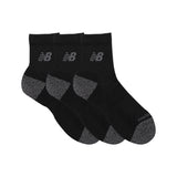 Active QTR Socks 6 Pack - Black