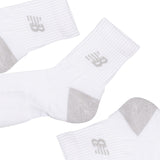 Active QTR Socks 6 Pack - White