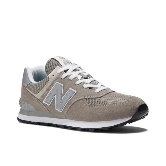 574 Core - Grey with White - Men's