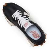 327 - Black with White and Mineral Red - Women's