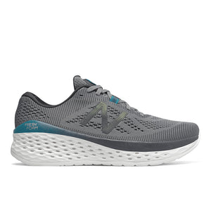 Fresh Foam More v2 - Gunmetal Grey with White and Teal - Men's