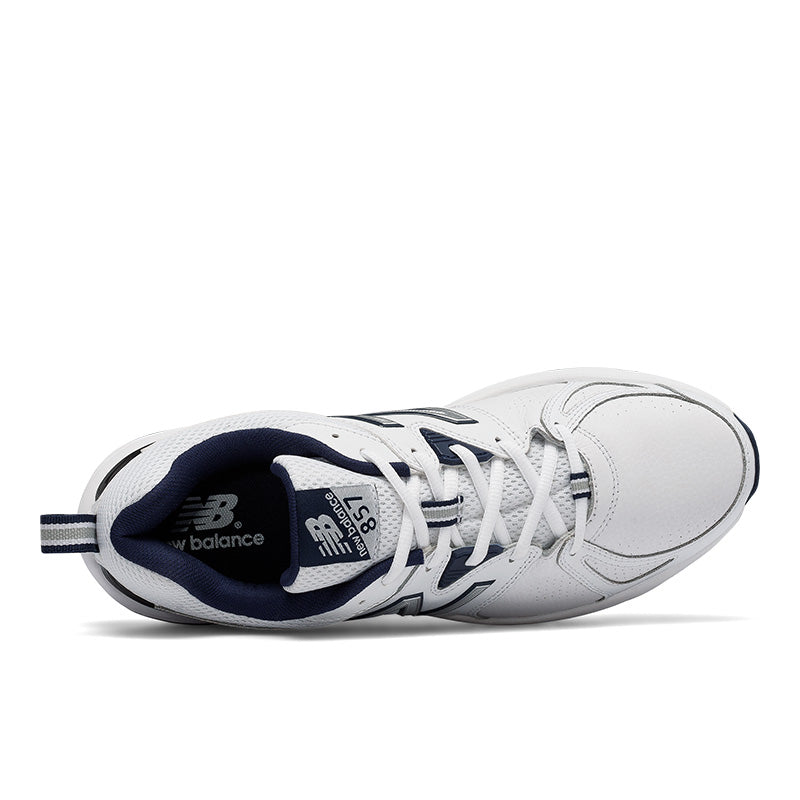 857v2 White with Navy Men s Van Dyke and Bacon