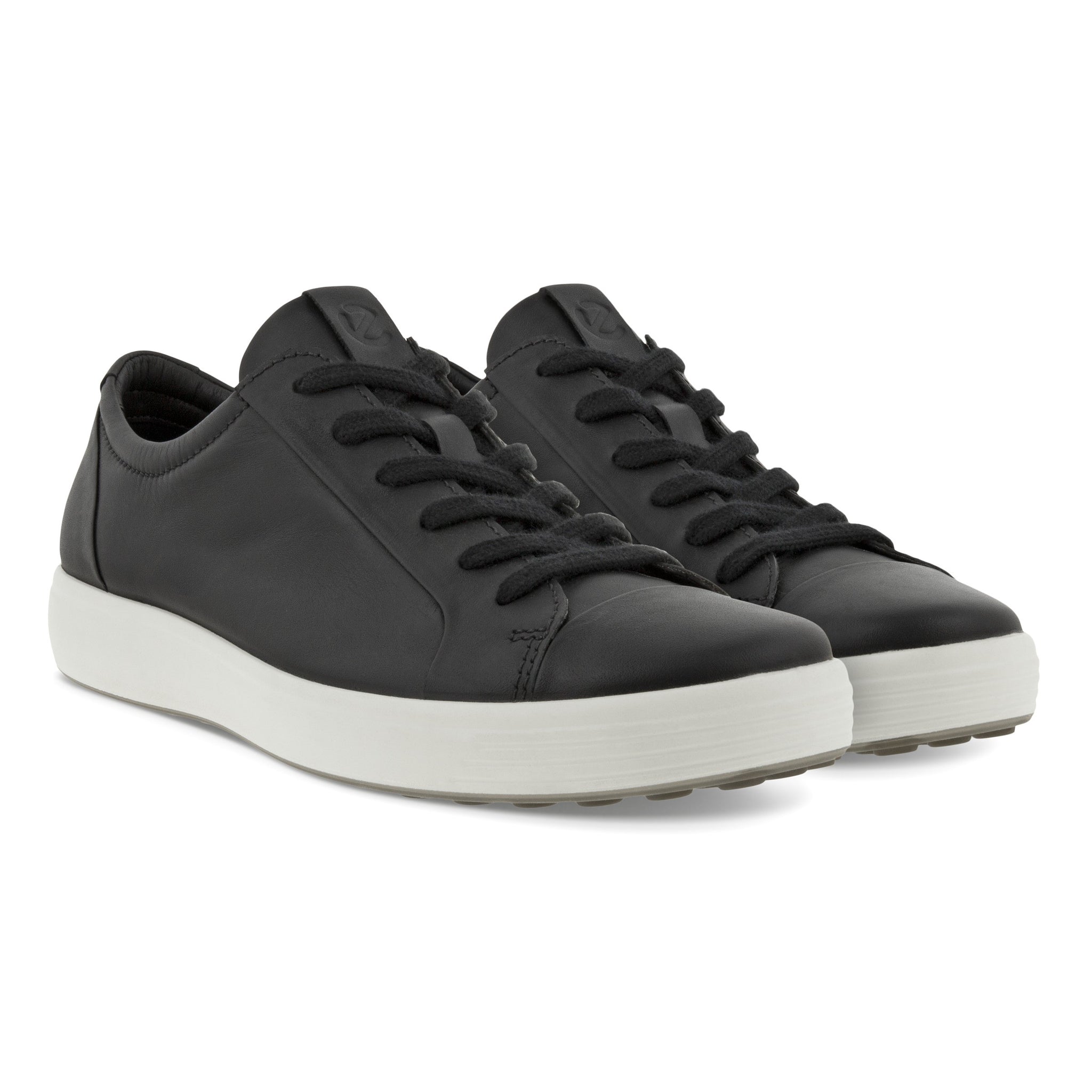 Men’s Ecco Soft VII Sneaker, Dark Shadow ECCO Mens Soft 7 City Sneaker, Full-Grain Leather  main image 3