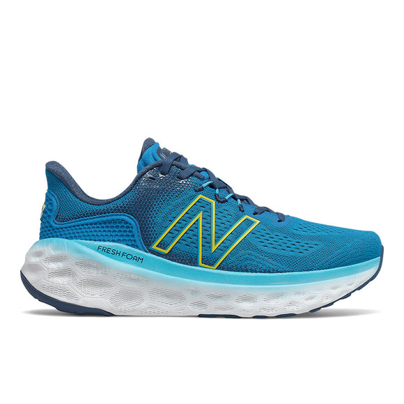 Fresh Foam More v3 - Wave Blue with Rogue Wave - Men's