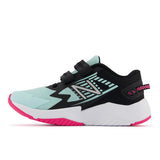 Rave Run - White Mint with Black and Alpha Pink - Kids