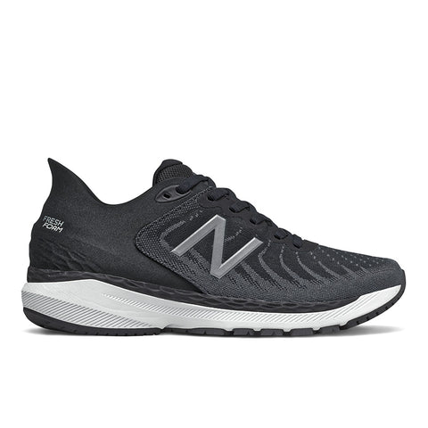 Fresh Foam 860v11 - Black with White and Lead - Women's